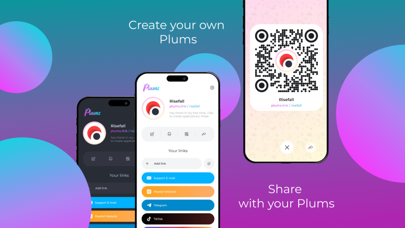 Plums Link app preview