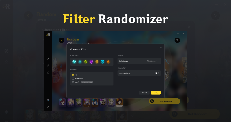 Screenshot 5 of Random for Genshin: Unofficial app