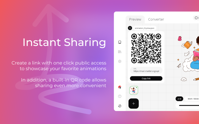 Screenshot 1 of Inari - Lottie Viewer app